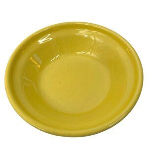 Vintage Fiesta Sunflower Yellow Pie Baker Small Ceramic Bowl 6" GUC 7588